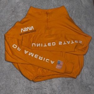 H&M: NASA cropped sweatshirt